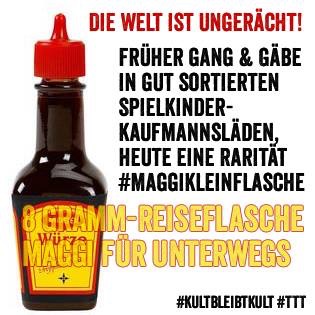 8 g Reiseflasche #Maggi (23.02.19) #TTT