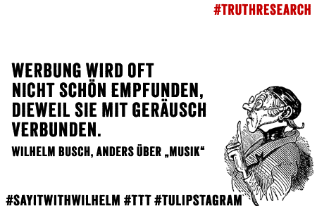 Werbung #Truthresearch #SayitwithWilhelmBusch #TTT #Tulipstagram